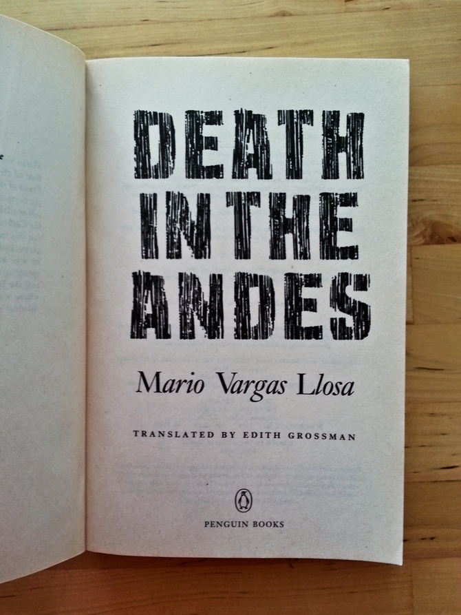 Death in the Andres by Mario Vargas Llosa book cover inspiration || 2lch