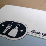 2lch || A winter wonderland wedding thank you cards