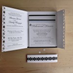 2lch || A winter wonderland wedding invitation