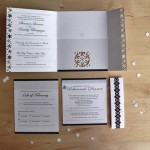 2lch || A winter wonderland wedding invitation